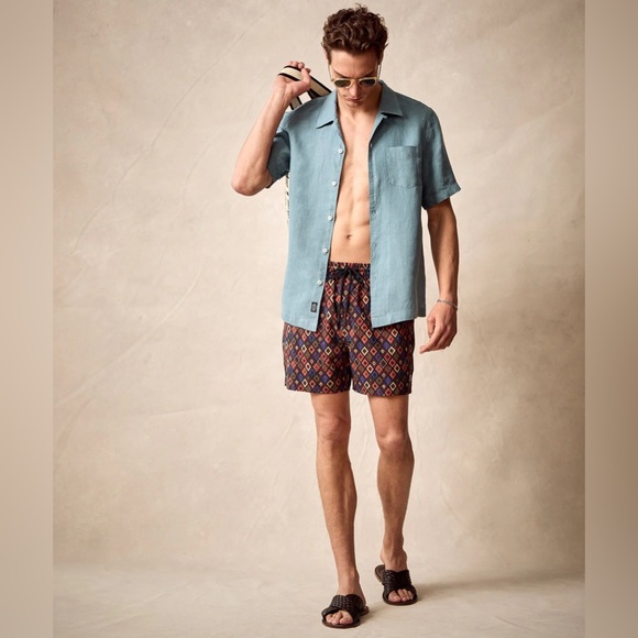 NWT Todd Snyder Irish Linen Camp Collar Shirt - Picture 1 of 6